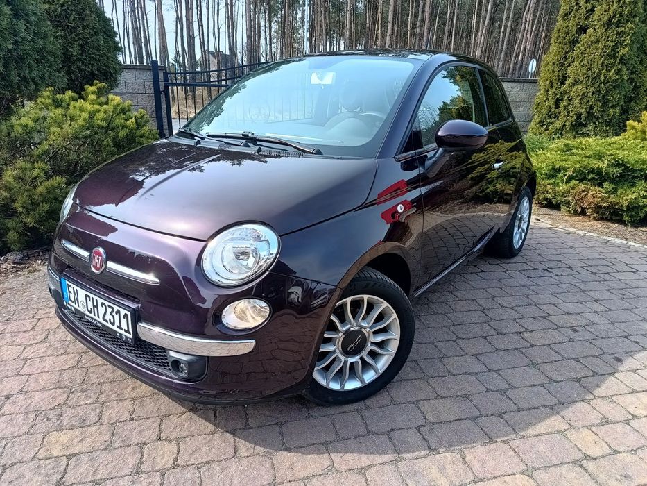 Fiat 500 1.2 Benzyna Panorama Blue@Me Alu Mały Przebieg Super Stan