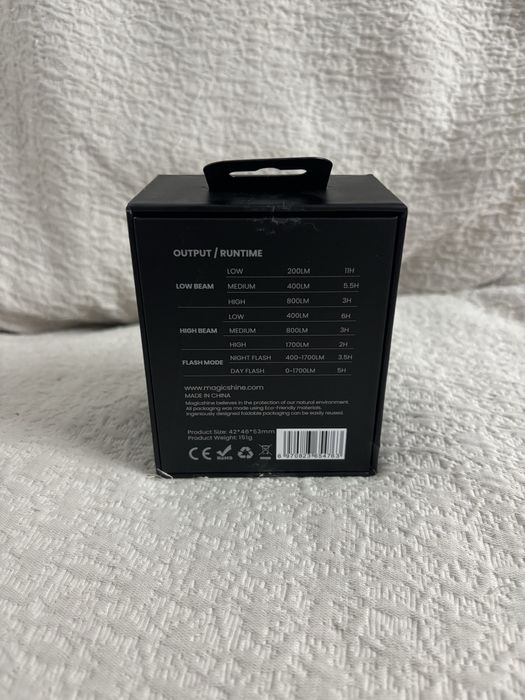 Farol dianteiro para bicicleta Magicshine EVO 1700SD 1700 lúmenes Novo