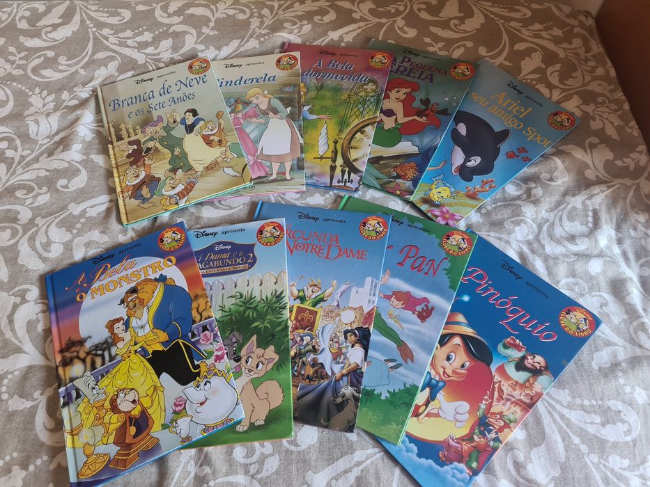 Livros Disney em estantes