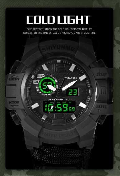 Relógio Estilo Militar (novo)