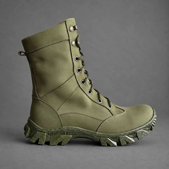 Берці тактичні шкіряні Gore-Tex / хутро осінь-зима 40–46