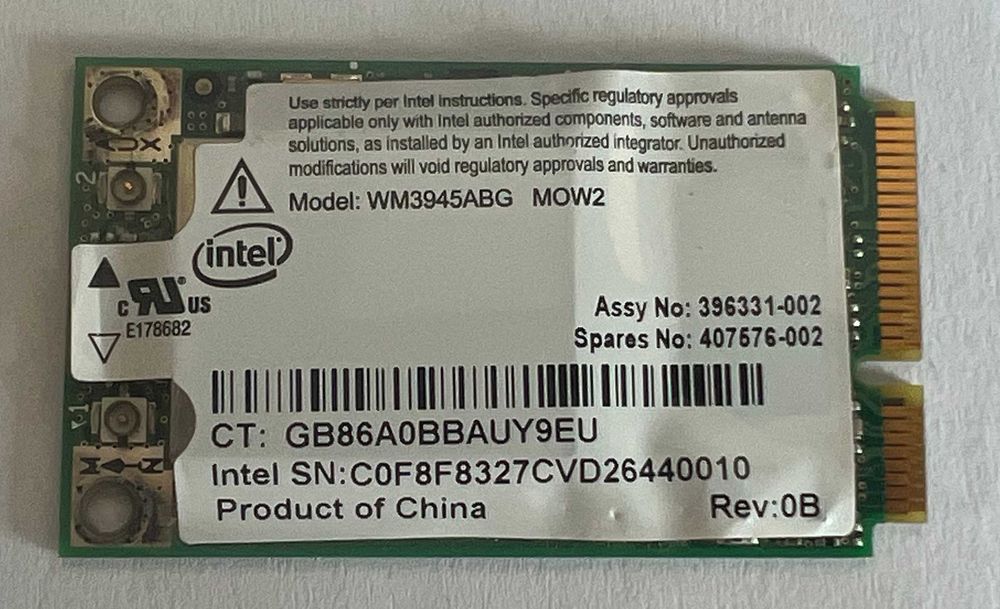 Karta WiFi Intel 512an_mmw
