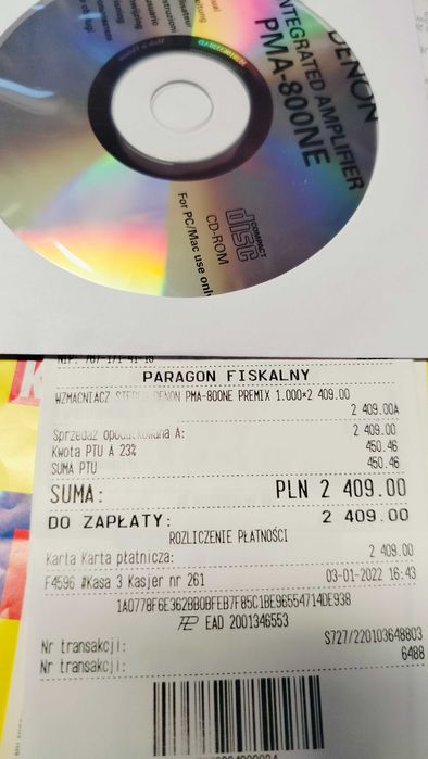 Denon PMA 800NE 1 właściciel.
