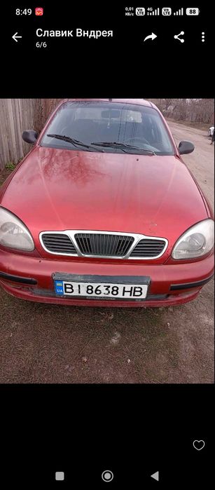 Автомобиль Lanos 1.4