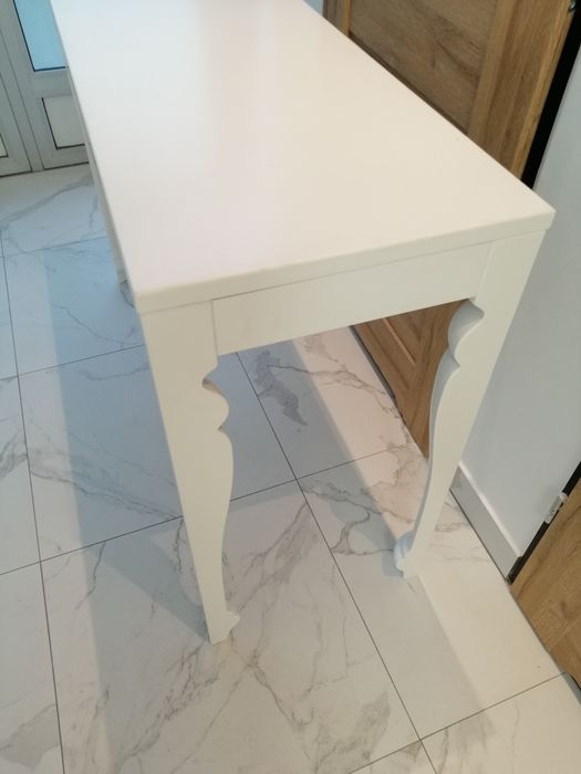 Konsola biała glamour vintage