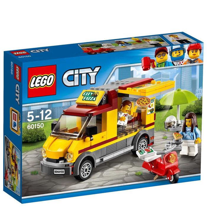 Lego City 60150 Carrinha de Entrega de Pizzas -  - Pizza Van Selado