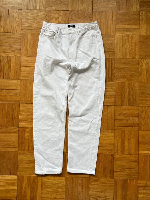 Spodnie A.P.C. Jean Martin Cotton White