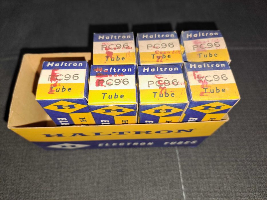 7 x lampa elektronowa PC96 Haltron - fabrycznie nowe