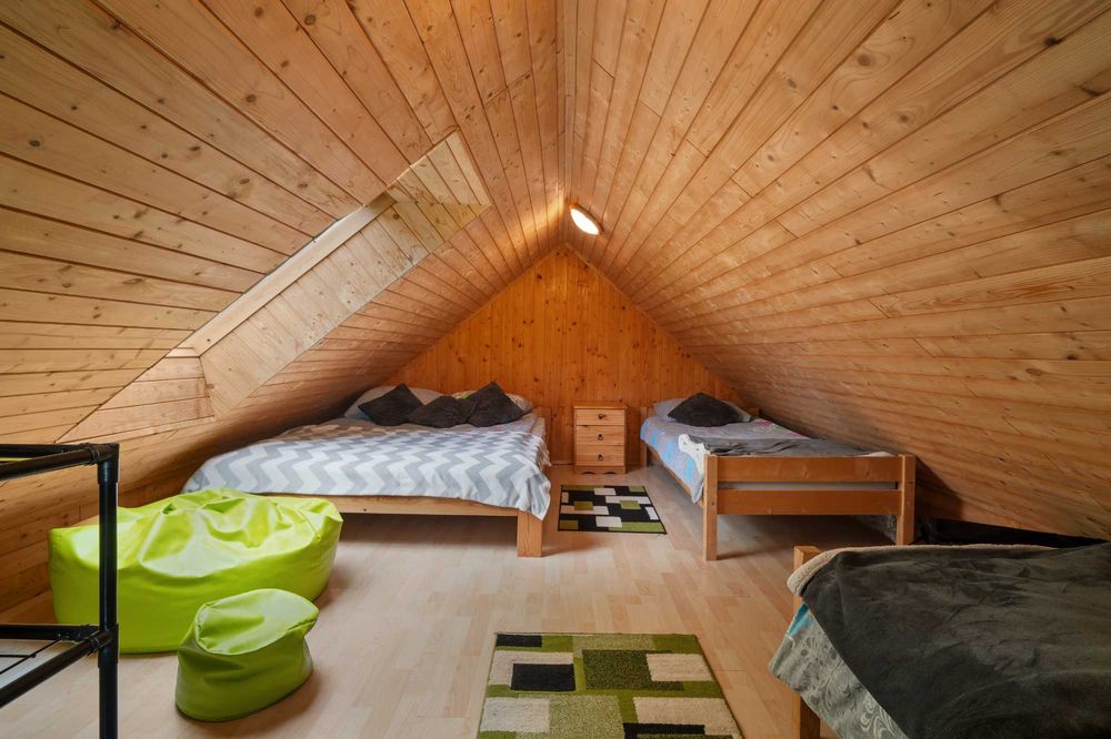 Domek Mazury2 bania sauna kawalerski panieński quady paintball