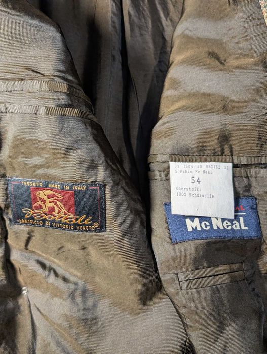 Піджак двобортний в клітинку, Блейзер, Жакет. Вовна / Шерсть. Розмір L