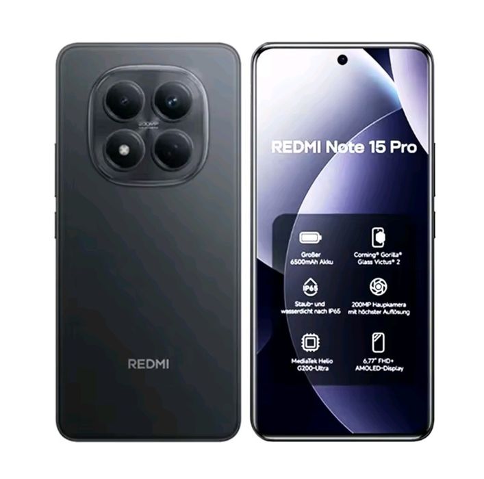 ‼️Хит Redmi Note 15 pro 4G (Global, 200mp, Helio G200, 6500mah)