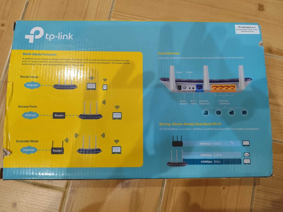 Роутер TP-link AC750.  НОВЫЙ !