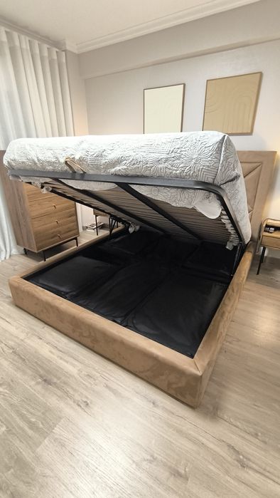 Cama Sommier de casal - 160x200