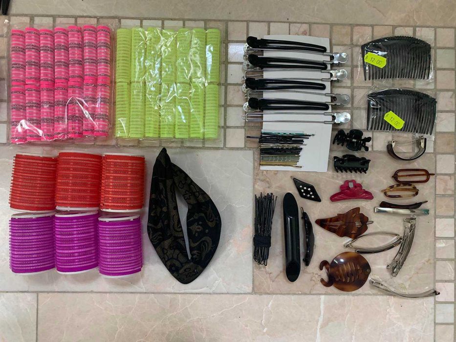 Бигуди, расчески, заколки