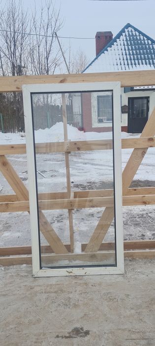 OKNA KacprzaK Witryna 73x150 FIX Używany Biały PCV Lider OLX
