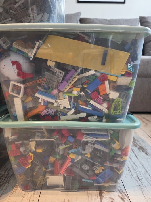 Klocki Lego 25 kg pomieszane
