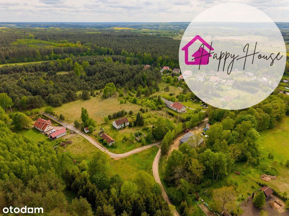 Działka w otoczeniu lasów, 858 m2, Barcikowo