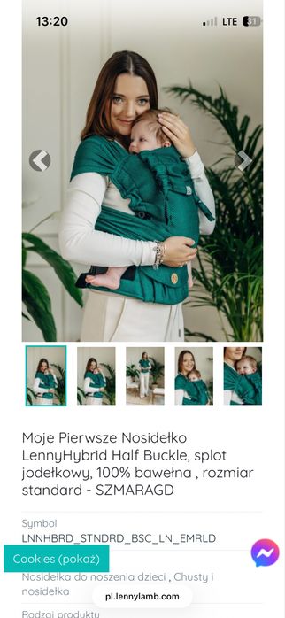 Lennyhybrid nosidlo ergonomiczne