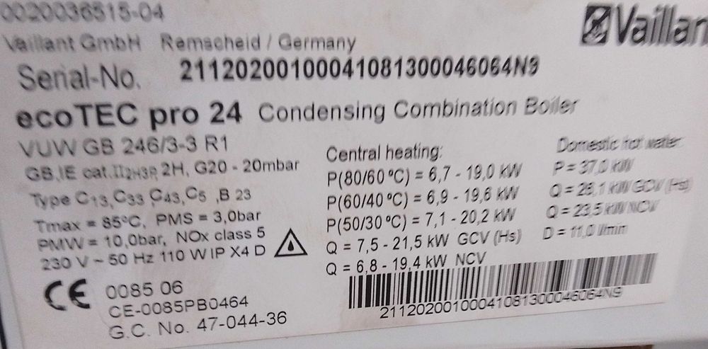 Газовий котел Vaillant eco TEC pro 24