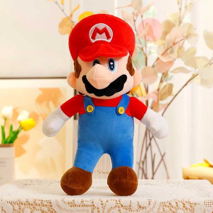 Мягкая игрушка СУПЕР МАРИО Super Mario Луиджи 28см