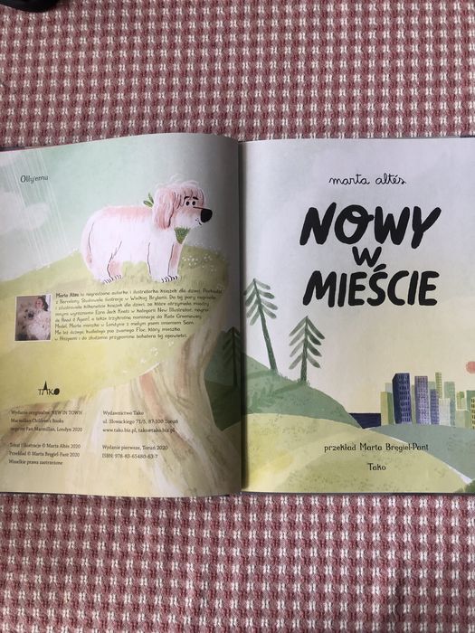 Książka dla dzieci- Nowy w mieście - Marta Altes