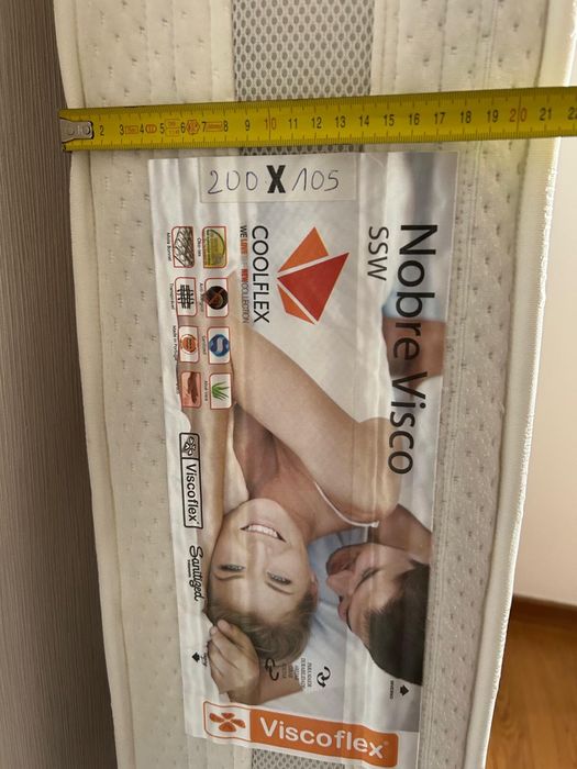 CAMA C/COLCHÃO 105x200