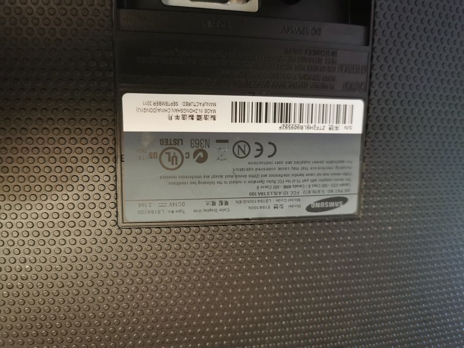 Monitor Samsung S19A100N