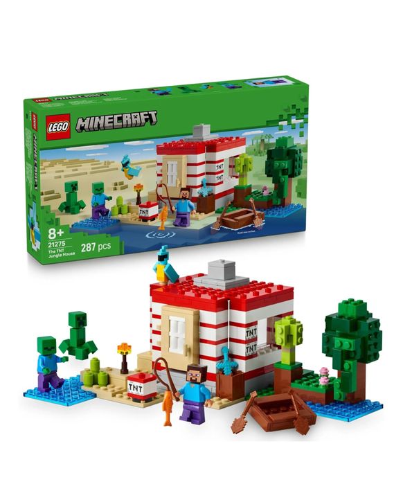 Lego domek tnt, zolw i kopalnia zestaw