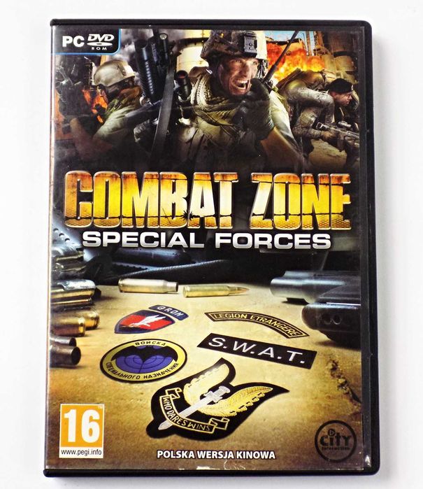 Gra Combat Zone Special Forces wyd. premierowe DVD BOX PL PC Stan 6/6