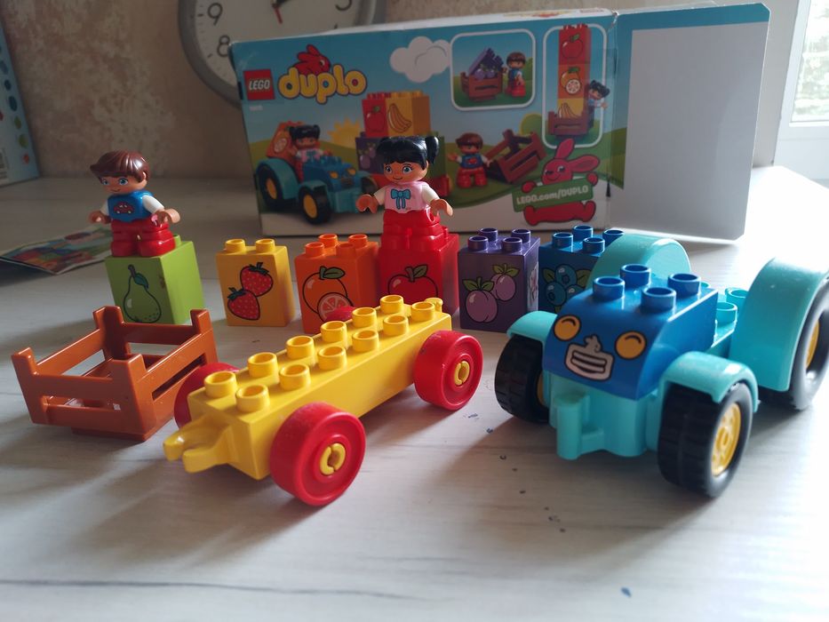 Lego Duplo 10615 owocowy traktor z dziećmi + gratis