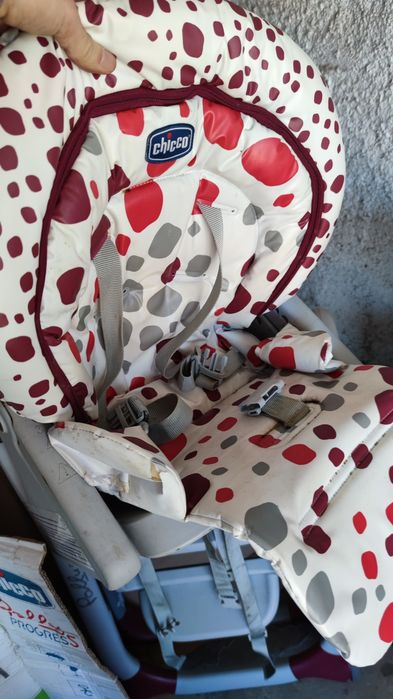 Chicco cadeira papa polly progres5 cherry424184425554257921