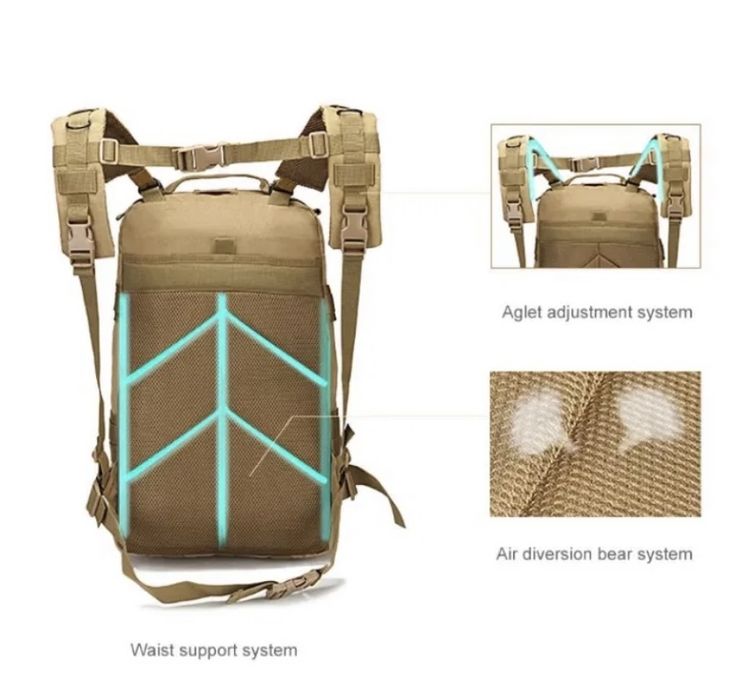 Тактичний рюкзак (міський) з системою M.O.L.L.E на 45 л