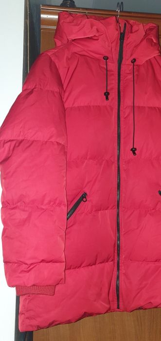 ZARA Натуральний жіночий пуховик зимовий р.М