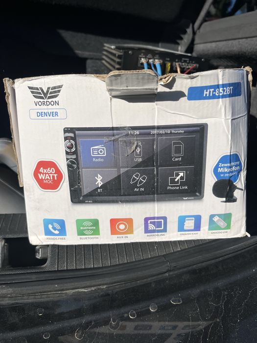 Radio vordon ht 852bt