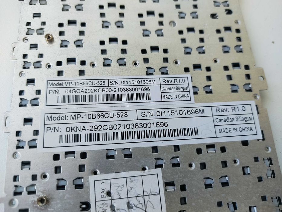 Teclado para Portatil Asus - nunca usado