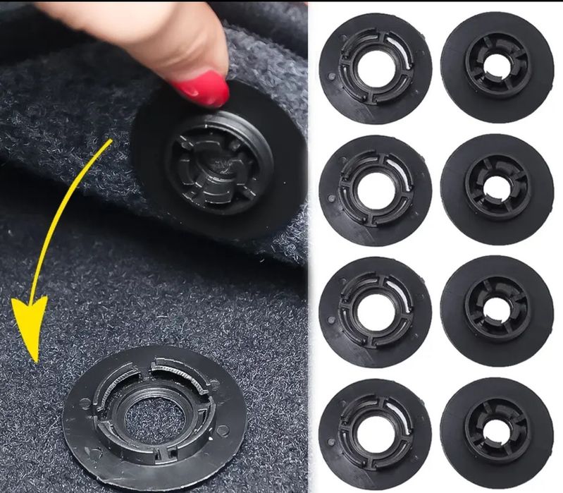 Набор зажимов для автомобильного ковра,