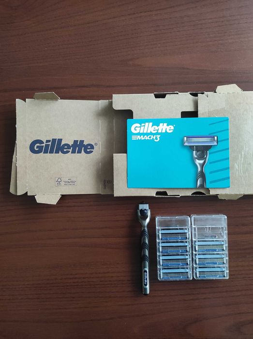 Maszynka do golenia GILLETTE MACH3 + 7 ostrzy