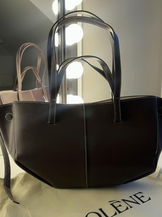 Torebka polene cyme mini ebony