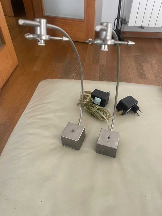 Candeeiro antigo de Pé com LED Integrado mesa de cabeceira