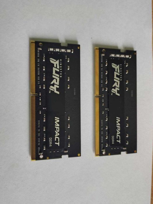 Модуль пам'яті для ноутбука Kingston SODIMM DDR4 2х8GB (16 Гб) 3200Mhz FURY Impact Black