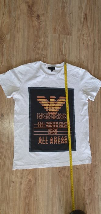 Koszulka T-SHIRT Armani rozmiar S/M biała