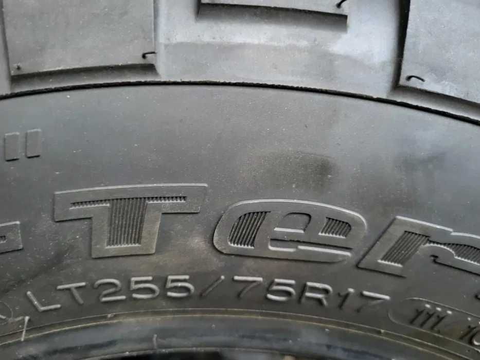 Opony 255/75r17 Bfgoodrich Mud-Terrain T/A KM nowe nie używane okazja