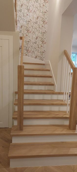 Schody dębowe, jesionowe