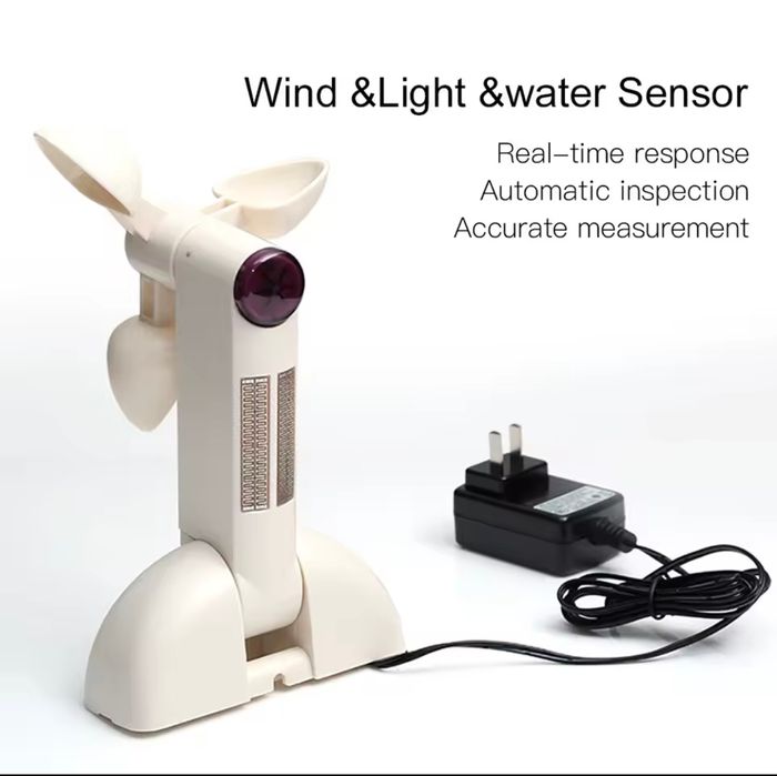 Sensor de luz, chuva e vento