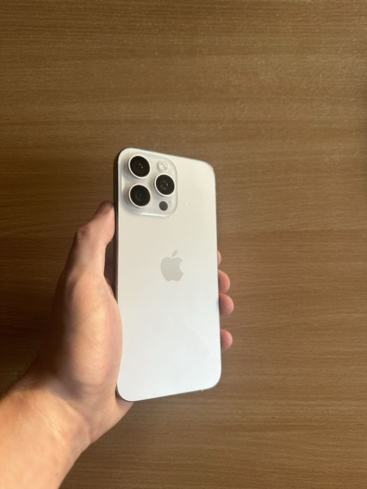 iPhone 15 Pro | 100% kondycji | Stan Idealny | White Titanium |