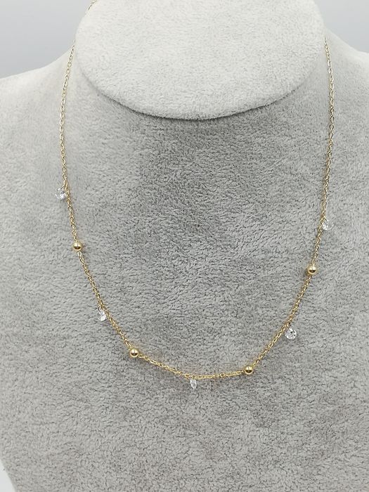 Celebrytka stal chirurgiczna Xuping kryształkowe koraliki