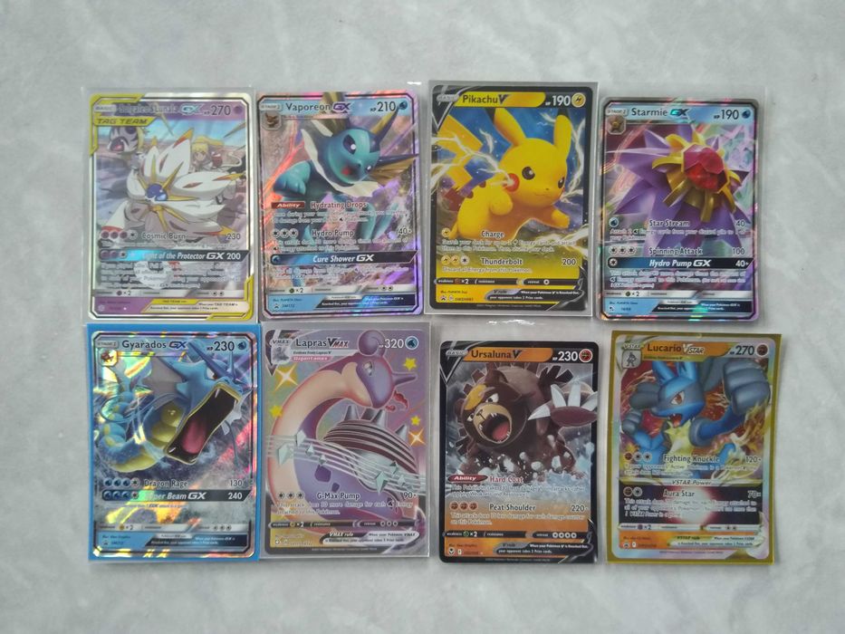 Cartas Pokemon EX GX V Vmax Vstar