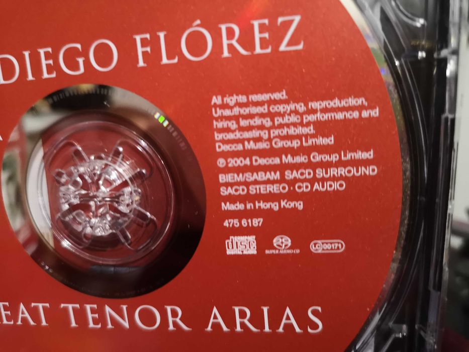 Płyta SACD Juan Diego Florez ,,Great Tenor Arias,, DECCA