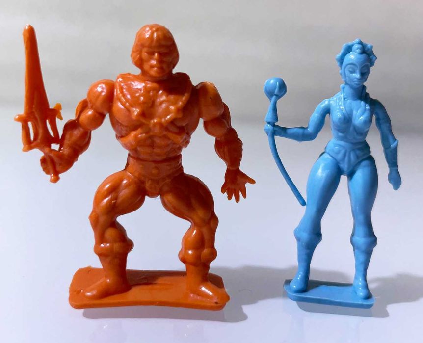 Coleção completa ~ ”HE-MAN MASTERS of UNIVERSE MOTU” ~ 12 Dunkin 80´s