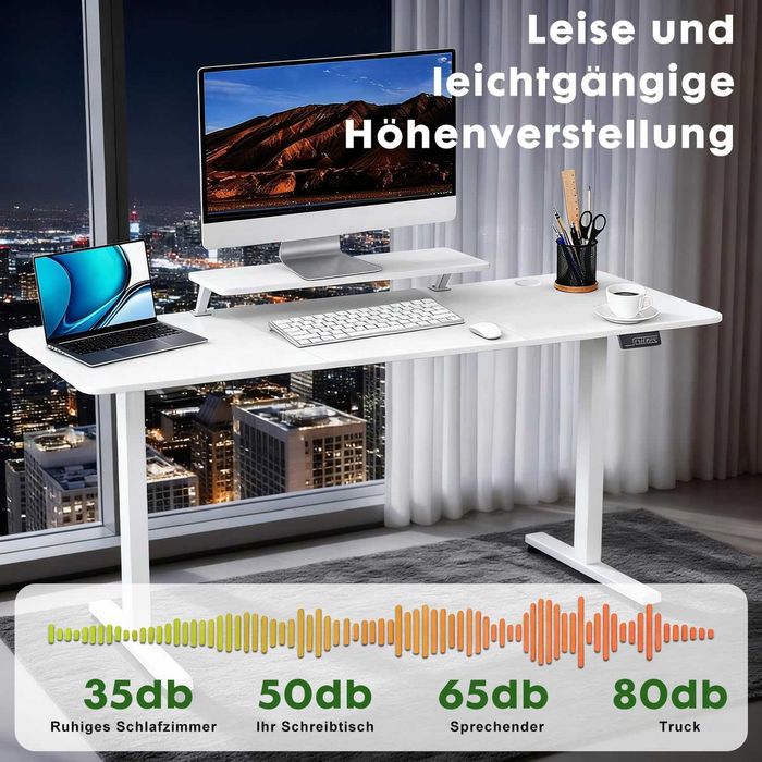 Mesa escritório elevatória eletrica - Standing desk